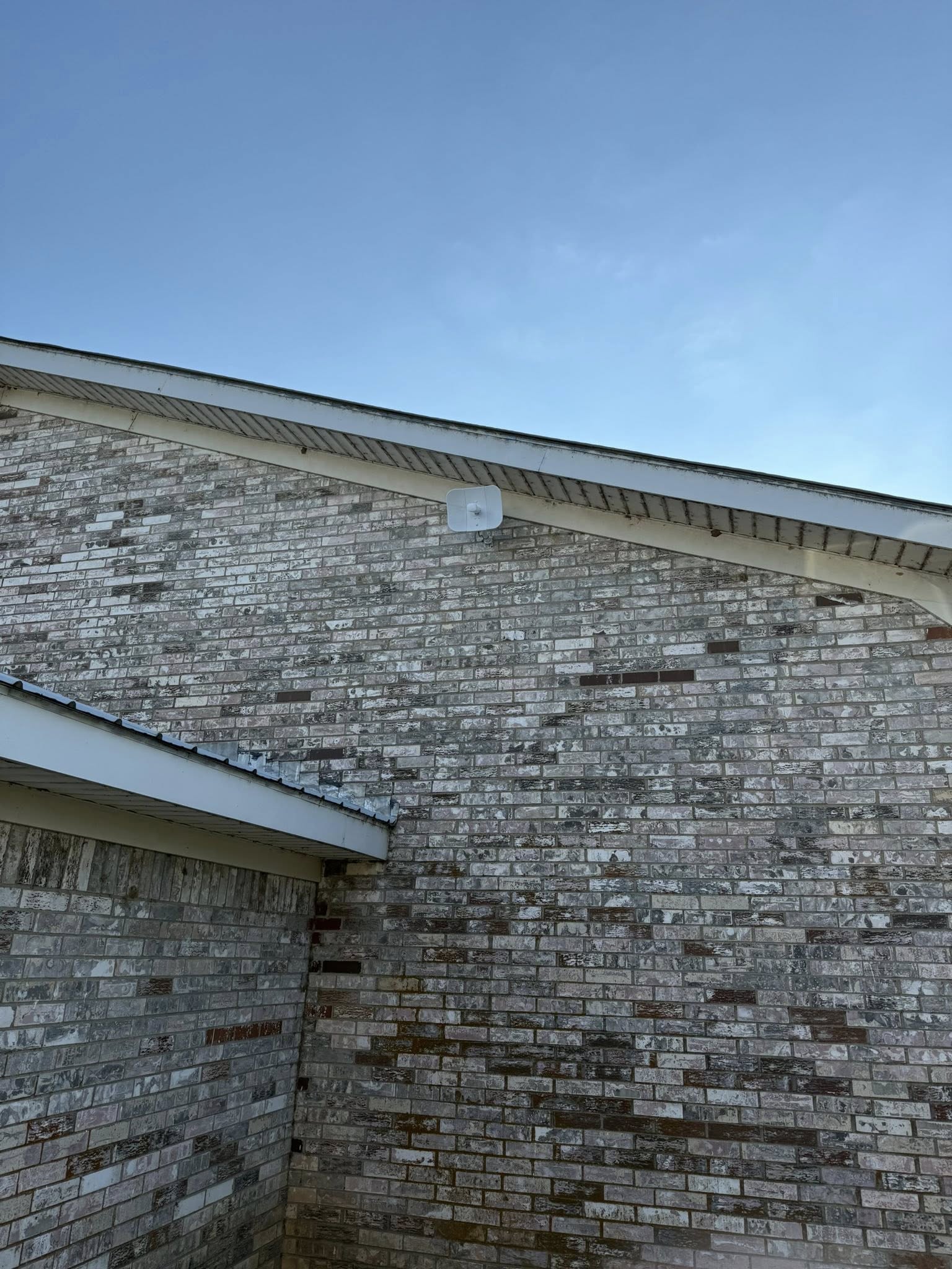 Point-to-point WiFi antenna on brick building